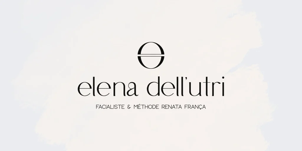 Création de Logo 17 Creation Logo Logo Monaco Prismaze Elena Dell'Utri Facialiste methode renata frança beausoleil massages drainage lymphatique