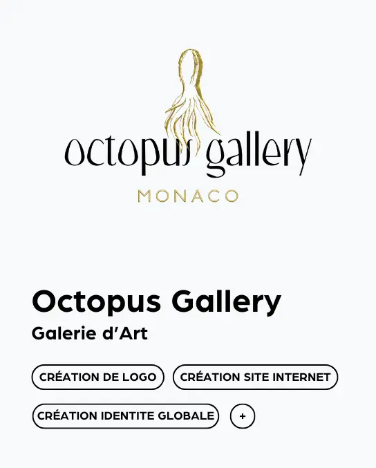 Portfolio 12 Octopuss Gallery Portfolio Prismaze Monaco Agence de Communication Site internet Logo creation referencement seo sea digital charte graphique identité visuelle