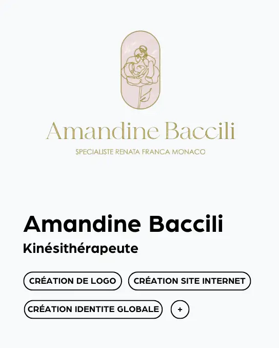 Portfolio 30 Amandine Baccili Portfolio Prismaze Monaco Agence de Communication Site internet Logo creation referencement seo sea digital charte graphique identité visuelle